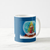 雪国でクリスマスアルゼンチンのタンゴダンサー コーヒーマグカップ (正面右)