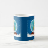 雪国でクリスマスアルゼンチンのタンゴダンサー コーヒーマグカップ (中央)