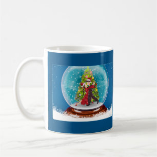 雪国でクリスマスアルゼンチンのタンゴダンサー コーヒーマグカップ
