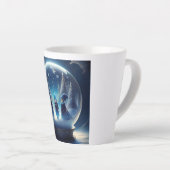 雪国の小さな人々 カフェラテマグ (右アングル)