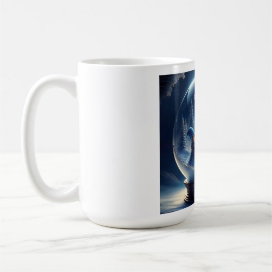 雪国の小さな人々 コーヒーマグカップ (左)