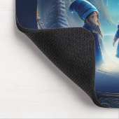 雪国の小さな人々 マウスパッド (コーナー)