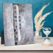 雪国地方クリスマスホリデーグリーティング フォトプラーク (側面)