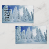 雪場面名刺 名刺 (正面/裏面)