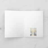 雪場面空白のなカード シーズンカード (内部)