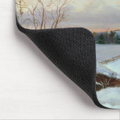 雪場面、ニューイングランド マウスパッド (コーナー)