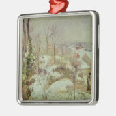 雪場面 メタルオーナメント (左)