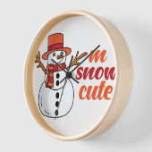 雪壁時計 壁時計 (傾斜)