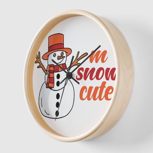 雪壁時計 壁時計 (傾斜)