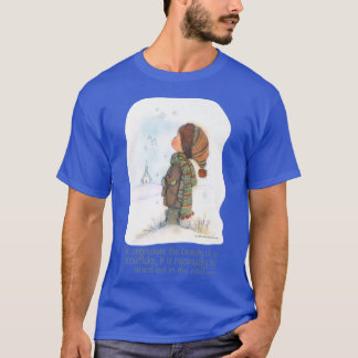雪大切片の美しいを刻む Tシャツ