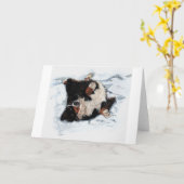 雪天使 カード (黄色い花)