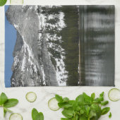 雪天屋湖ヨセミテ国立公園の写真 キッチンタオル (折り畳み)