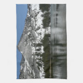 雪天屋湖ヨセミテ国立公園の写真 キッチンタオル (縦)