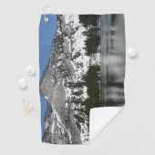 雪天屋湖ヨセミテ国立公園の写真 ゴルフタオル (インサイチュ)