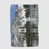 雪天屋湖ヨセミテ国立公園の写真 ゴルフタオル (正面)