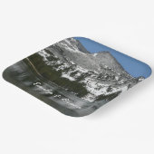 雪天屋湖ヨセミテ国立公園の写真 ペーパープレート (傾斜あり)