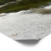 雪天屋湖ヨセミテ国立公園の写真 ポスター (角)