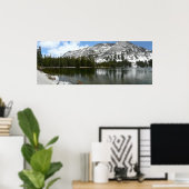 雪天屋湖ヨセミテ国立公園の写真 ポスター (ホームオフィス)