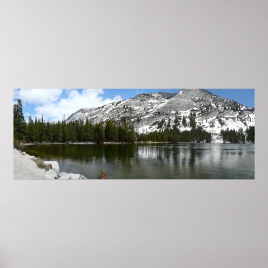 雪天屋湖ヨセミテ国立公園の写真 ポスター (正面)