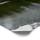 雪天屋湖ヨセミテ国立公園の写真 ポスター (コーナー)