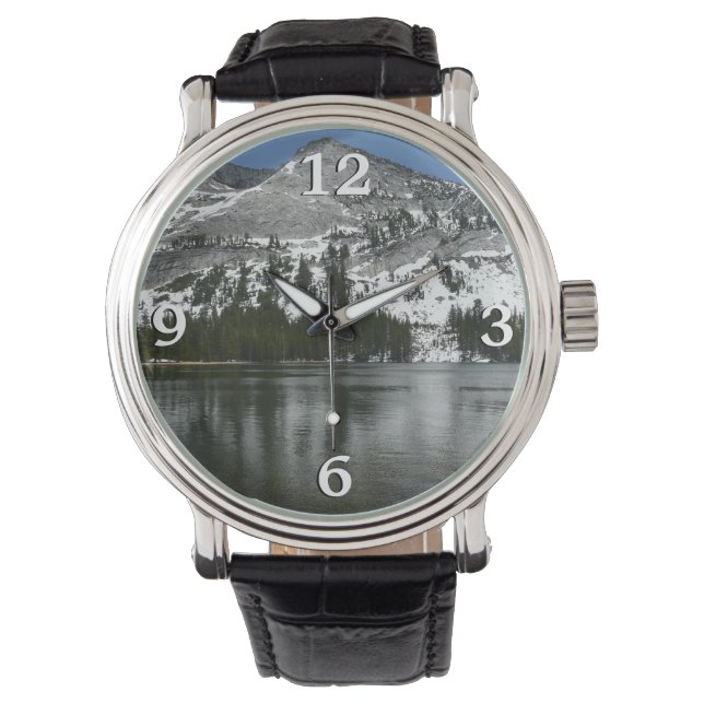 雪天屋湖ヨセミテ国立公園の写真 腕時計 (正面)