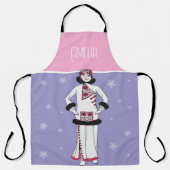 雪姫パーソナライズされた エプロン (正面)