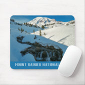 雪威厳のあるに覆われたレイニア山 マウスパッド (マウス)