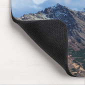 雪威厳のある帽をかぶった山マウスパッド マウスパッド (コーナー)