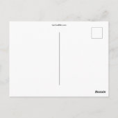 雪子猫 ポストカード (裏面)