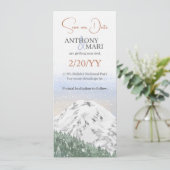 雪山と降雪と森 招待状 (スタンド正面)