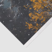 雪山に立つ白い羊のデコパージュ 薄葉紙 (詳細)