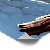 雪山のコアラと子供 | AI Art ポスター (角)