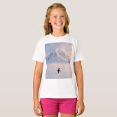 雪山のペンギン Tシャツ (正面フル)