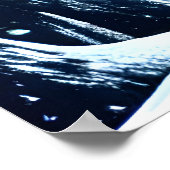 雪山の中のフェネクフォックスイン | AIアートポスター ポスター (角)