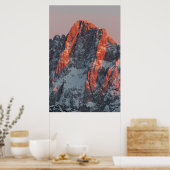 雪山の太陽の光 ポスター (キッチン)