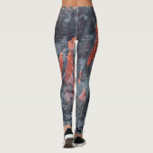 雪山の太陽の光 レギンス (裏面)