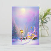 雪山の教会の予算はクリスマスに合わせて シーズンカード (スタンド正面)