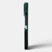 雪山の神秘的な青いネオンライト Case-Mate iPhoneケース (裏面 / 左)