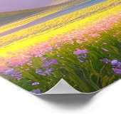 雪山の緑の海 ポスター (角)