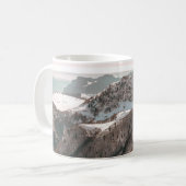 雪山の鳥の目 コーヒーマグカップ (正面左)
