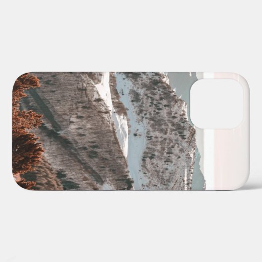 雪山の鳥の目 Case-Mate iPhoneケース (裏面 (横))