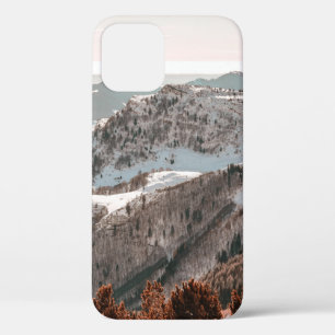 雪山の鳥の目 iPhone 12ケース