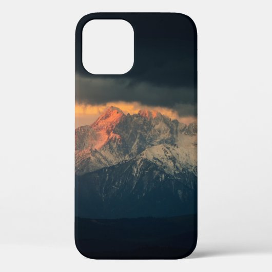 雪山のNIMB下景観写真 Case-Mate iPhoneケース (裏面)