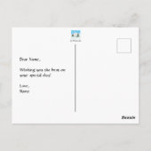 雪山はがき ポストカード (裏面)