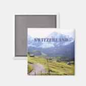 雪山への道 マグネット (正面/裏面)