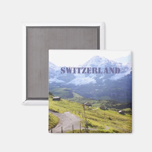 雪山への道 マグネット (正面/裏面)