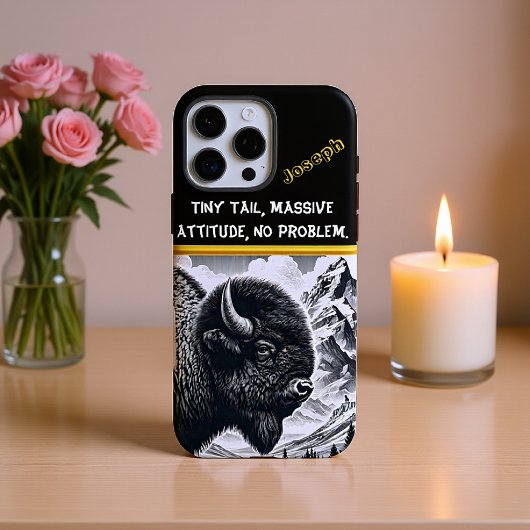 雪山を流浪するバッファロー Case-Mate iPhoneケース