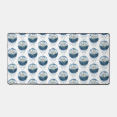 雪山パインツリー自然アドベンチャーアウトドア デスクマット (正面)