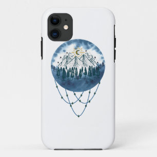 雪山パインツリー自然アドベンチャーアウトドア iPhone 11 ケース