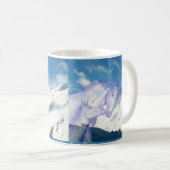 雪山ユニコーン・ツインビュー コーヒーマグカップ (正面右)